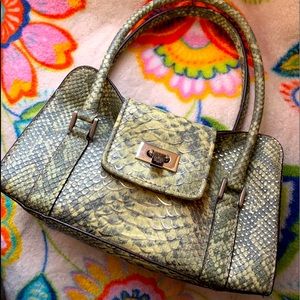 Vintage Liz Claiborne Aligator Faux purse